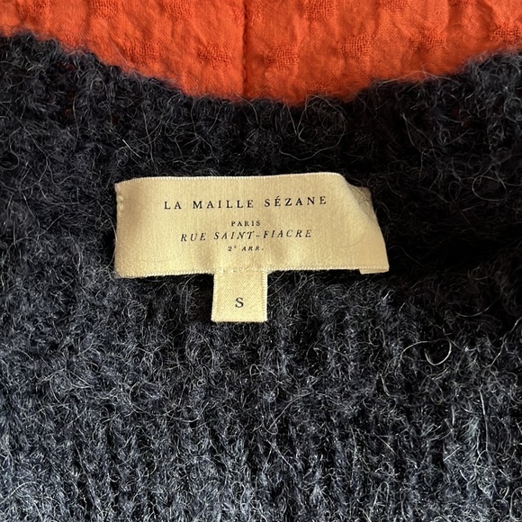 Sezane Winnie Jumper (Blue/Pink/White) - Picture 4 of 9